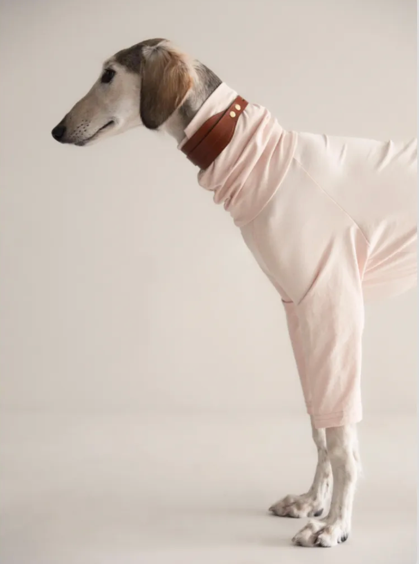 Doug & Doff Dog Multi-Functional And Lightweight Four-Legged Garment - Orange/Cream/Grey